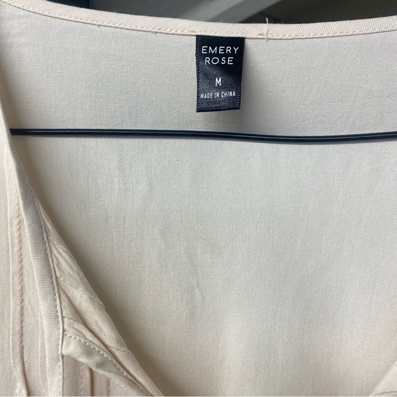 Womens Emery Rose Ivory Floral Laced Long-sleeve Top Medium - Picture 11 of 11